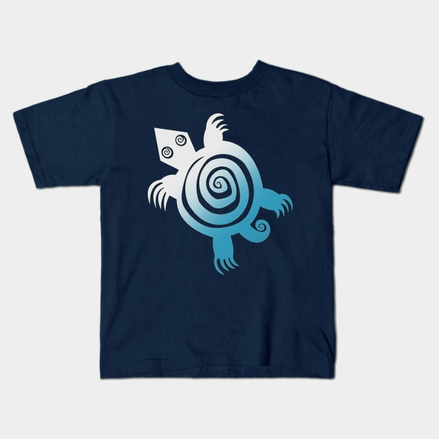 Turtle Spirit of The West Kids T-Shirt by INLE Designs